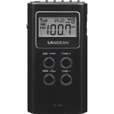 Radio digital portabil Sangean DT-120, Negru foto