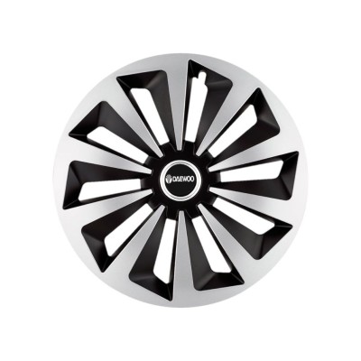 Set 4 capace roti Fox Gri-Negru R14 Compatibil Cu Daewoo foto
