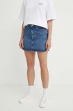 Samsoe Samsoe fustă din denim SASHELLY mini, creion, F24200020