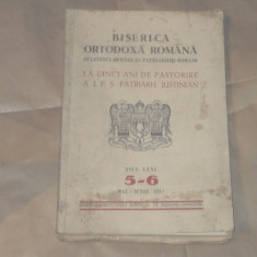 BISERICA ORTODOXA ROMANA BULETINUL OFICIAL AL PATRIARHIEI ROMANA 5 - 6 \ 1953