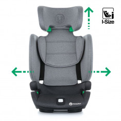 Scaun auto, Petite&Mars, Cu isofix, 15-36 kg, 4 Pozitii de reglare a spatarului, Elite I-size, Conform cu standardul european de securitate ECE R129 i