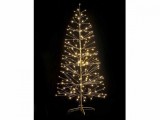 Cumpara ieftin Copac decorativ auriu cu leduri &Oslash; 82x180 cm