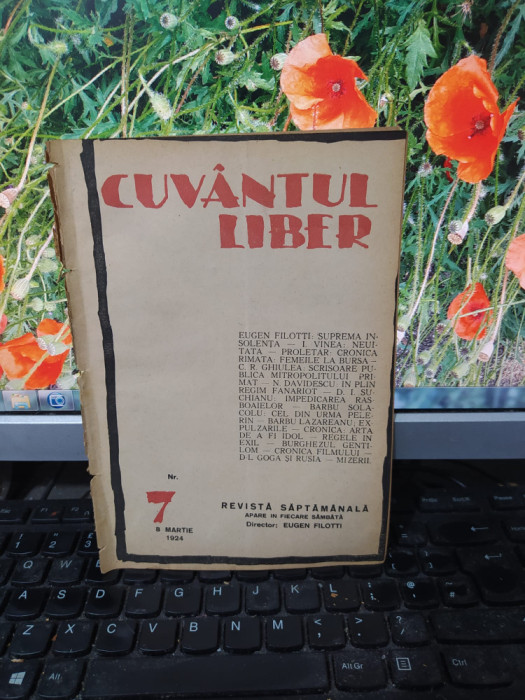 Cuv&acirc;ntul liber, seria II, anul I, nr. 7, 8 martie 1924, București, 183