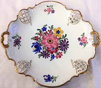 Platou cu m&amp;acirc;nere - Rosenthal - Moliere - Elfenbein - 1920 - 27 cm foto