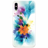 Husa silicon pentru Apple Iphone XS Max, Flower 011