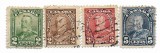 Canada - Regele George al V-lea, 1928-1935 - valori obliterate