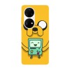 Husa compatibila cu Huawei Nova Y70 model BMO Adventure Time, Silicon, TPU, Viceversa, Transparent, Carcasa