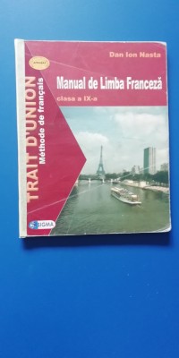 myh 31f - Manual limba franceza - clasa 9 - ed 2001- piesa de colectie foto