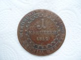 AUSTRIA - 1 KREUZER 1812 G - BAIA MARE , FRANCISC I , RAR, LM1.35