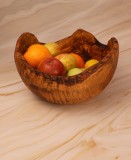 Fructieră sau Salatieră&nbsp;Basilicata din&nbsp;lemn de&nbsp;măslin 29 x 16 cm
