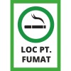 Sticker , zLoc pentru Fumat, , Autocolant Semnalizare Zona de Fumat