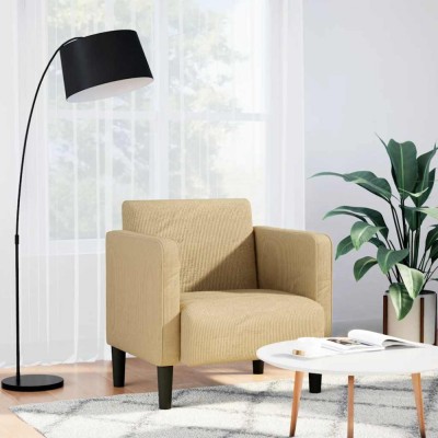 Gossi canapea scaun cu cotiere verde deschis gri 54 cm tesatura velur foto