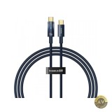 Cablu Date si Incarcare USB-C - USB-C Baseus Explorer 100W 1m Bleumarin P10319704321-00
