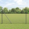 Gard din s&acirc;rmă sudată gri de 1.5x10 m din oțel de la