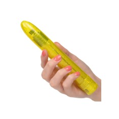 VIBRATOR Sparkle Slim Vibe, Yellow (15,25 cm)