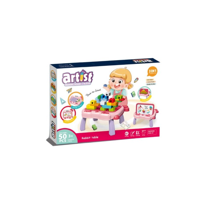 Masuta multifunctionala 3 in 1 pentru constructie - Iepuras