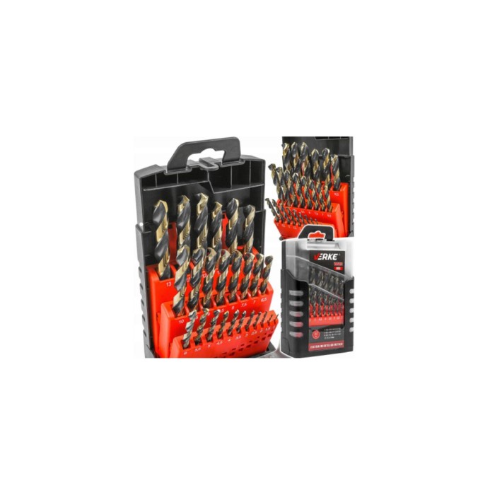 Set 25 burghie pentru metal 1-13mm Verke