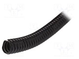 Tub de protecție PVC negru 16mm, 30m, 5-60&deg;C, 320N - PAWBOL