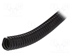 Tub de protec?ie PVC negru 16mm, 30m, 5-60?C, 320N - PAWBOL foto