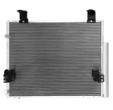Condensator climatizare AC Toyota Hilux, motor: 2.5 D-4D, 3.0 D-4D, Condensator cu uscator integrat, 645x460x16, miez si rezervor din aluminiu