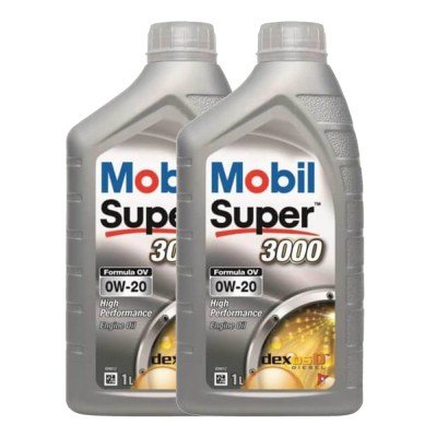 Pachet 2 litri Ulei Mobil Super 3000 Formula OV 0W20 foto