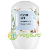 Deodorant Roll-On Natural cu Ulei de Bumbac si Panthenol Feather Soft 50ml
