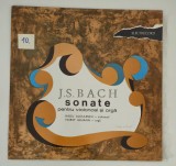 Disc Vinil Vynil J S Bach Sonate pentru violoncel si orga Radu Aldulescu Horst Gehann Doar predare personala in Bucuresti