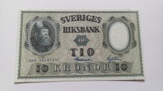 Suedia- 10 Kronor 1958-UNC foto
