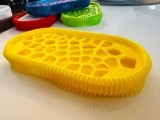 Sapuniera 3D Wave Galbena - Moderna, Eco-friendly, Design Inovator