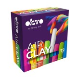Set de modelaj okto air clay, 36 culori, 216 g, 3 ani+