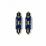 Set 2 x Bec LED 39mm sofit, cu 3 leduri CANBUS