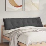 vidaXL Perna pentru spate Gri &icirc;nchis 180 x 50 cm Țesătură din corduroy 42014952