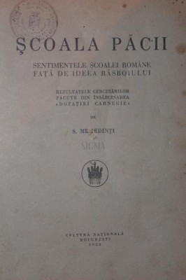 SCOALA PACII foto
