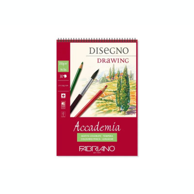 Bloc desen Accademia Disegno A4 cu spira Fabriano foto