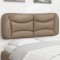 vidaXL Pernă pentru tăblie pat, Hvar, cappuccino, 120 cm, piele artificială 374572