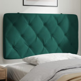 Cumpara ieftin Pernă tăblie de pat, verde, 100 cm, catifea