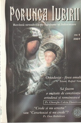 REVISTA PORUNCA IUBIRII NR. 1 / 2007 foto