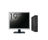 Pachet Calculator Second Hand DELL OptiPlex 9020 Mini PC, Intel Core i5-4590T 2.00GHz, 8GB DDR3, 128GB SSD + Monitor 19 Inch NewTechnology Media