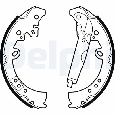 DELPHI LS2039 Set saboti frana foto
