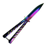 Cutit, Briceag fluture, Butterfly, Balisong 25 cm, fade cameleon