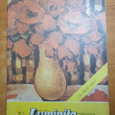 revista pentru copii - luminita ianuarie 1987