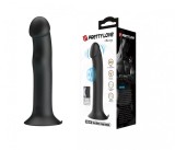 Vibrator Pretty Love Murray, 12 Moduri Vibratii si Pulsatii, Silicon, USB, Negru, 19 cm