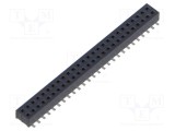 Conector şiruri pini mamă 52 PIN 1,27mm aurit SMT SAMTEC