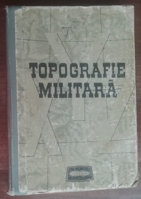 myh 112 - Gl Dragomir Vasile - Topografie militara - 1976 foto