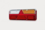 Lampa Stop Dreapta 6 Functii LED Kingpoint FT-500 Fristom 12-36V, Pozitie, Frana, Semnalizare, Ceata, Mers Inapoi, Gabarit, Reflectorizanta