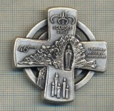 Y 1116 INSIGNA VECHE - MILITARA -LOURDES 2004-PELERINAGE MILITAIRE INTERNATIONAL