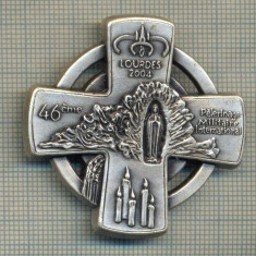 Y 1116 INSIGNA VECHE - MILITARA -LOURDES 2004-PELERINAGE MILITAIRE INTERNATIONAL