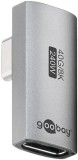 Adaptor USB-C3.1 mama - USB-C tata rotit vertical la 90 Thunderbolt 3 /4 Goobay 74443