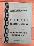 Studii de economia apelor, Constantin Parvulescu, 1972