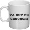 Cana alba personalizata &quot;Va rup pe genunchi&quot;, INOVATIX&reg;. 330ml